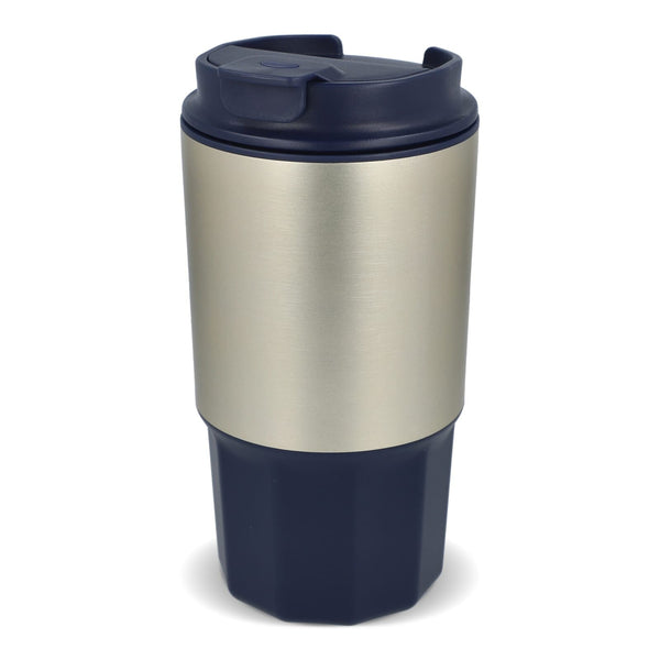 Tazza termica Silva 450 ml blu navy - personalizzabile con logo