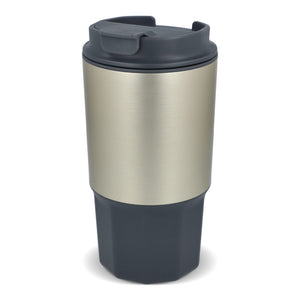 Tazza termica Silva 450 ml Grigio - personalizzabile con logo