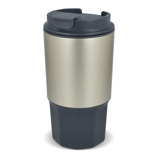 Tazza termica Silva 450 ml Grigio - personalizzabile con logo