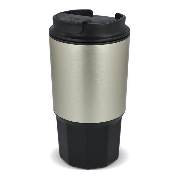Tazza termica Silva 450 ml Nero - personalizzabile con logo