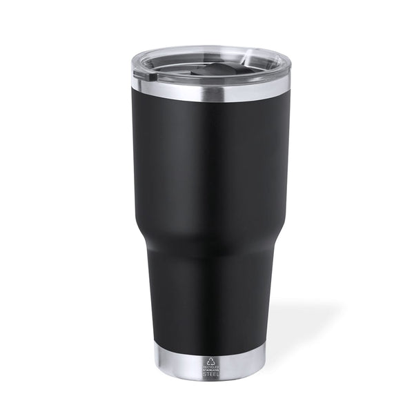 Tazza Termica Tobey nero - personalizzabile con logo