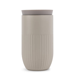 Tazza termica Tova 320ml a prova di perdite Beige - personalizzabile con logo
