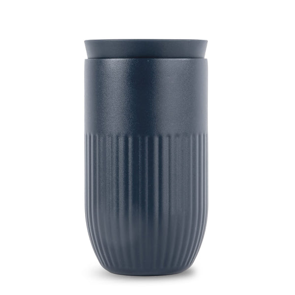 Tazza termica Tova 320ml a prova di perdite Blu - personalizzabile con logo