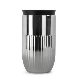 Tazza termica Tova 320ml a prova di perdite Cromo - personalizzabile con logo