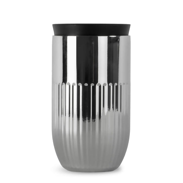 Tazza termica Tova 320ml a prova di perdite Cromo - personalizzabile con logo
