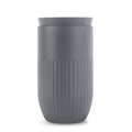 Tazza termica Tova 320ml a prova di perdite Grigio - personalizzabile con logo