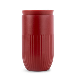 Tazza termica Tova 320ml a prova di perdite rosso - personalizzabile con logo