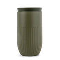 Tazza termica Tova 320ml a prova di perdite verde - personalizzabile con logo