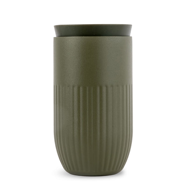 Tazza termica Tova 320ml a prova di perdite verde - personalizzabile con logo