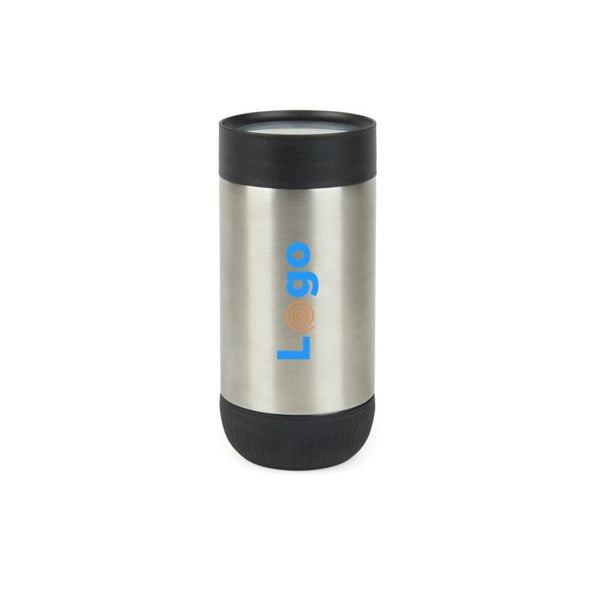 Tazza termica VINGA Erie in acciaio riciclato RCS 350ml color argento - personalizzabile con logo