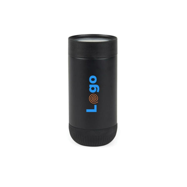 Tazza termica VINGA Erie in acciaio riciclato RCS 350ml nero - personalizzabile con logo