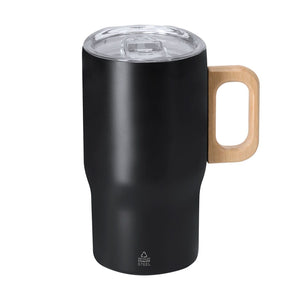 Tazza Termica Zaran nero - personalizzabile con logo