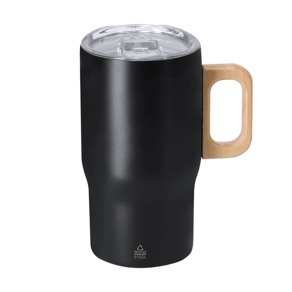 Tazza Termica Zaran nero - personalizzabile con logo