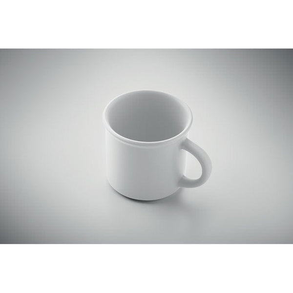 Tazza vintage in ceramica opaca da 300 ml - personalizzabile con logo