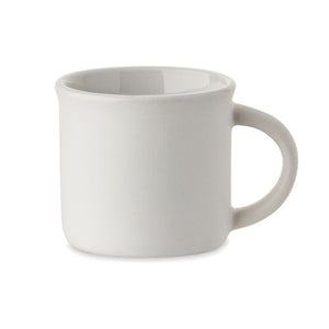 Tazzina in ceramica da 40ml Bianco - personalizzabile con logo