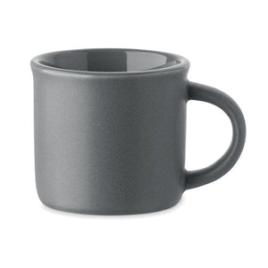 Tazzina in ceramica da 40ml grigio - personalizzabile con logo
