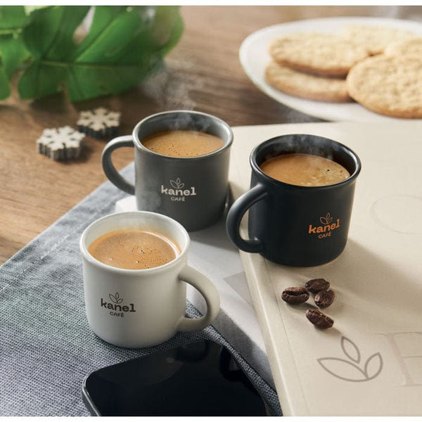 Tazzina in ceramica da 40ml - personalizzabile con logo