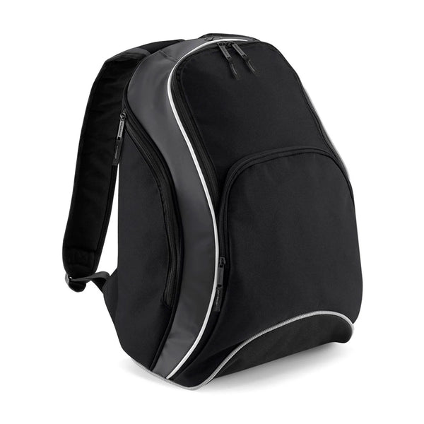 Teamwear Backpack black/graphite grey/white - personalizzabile con logo