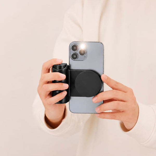 Telecomando Fotocamera Cedria nero - personalizzabile con logo