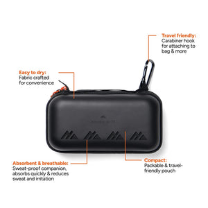 Telo active Nordic Drift Aero GRS nero - personalizzabile con logo