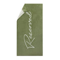 Telo da lettino VINGA verde - personalizzabile con logo