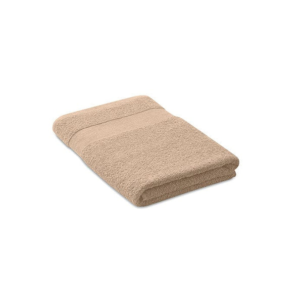 Telo in cotone organico 140x70 bianco - personalizzabile con logo