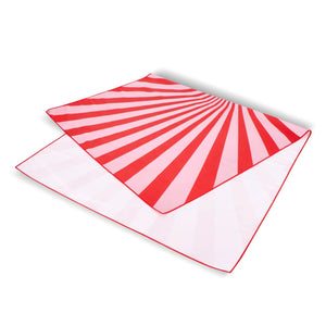 Telo mare asciugatura rapida in R-PET 100×180 cm, sublimazione - personalizzabile con logo