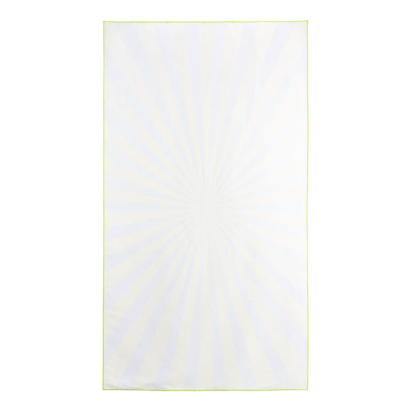 Telo mare asciugatura rapida in R-PET 100×180 cm, sublimazione - personalizzabile con logo