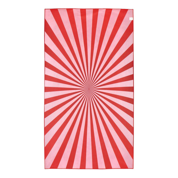 Telo mare asciugatura rapida in R-PET 100×180 cm, sublimazione - personalizzabile con logo