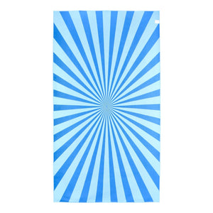 Telo mare asciugatura rapida in R-PET 100×180 cm, sublimazione - personalizzabile con logo