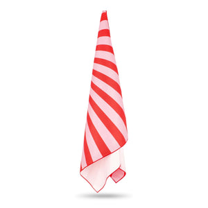 Telo mare asciugatura rapida in R-PET 100×180 cm, sublimazione - personalizzabile con logo