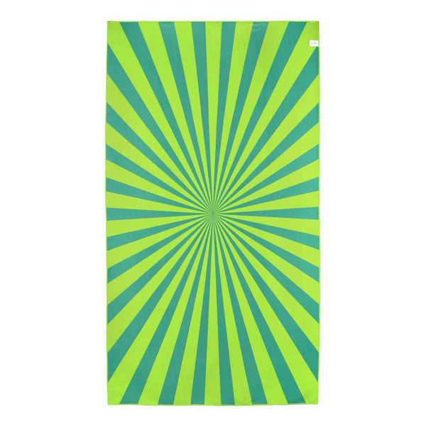 Telo mare asciugatura rapida in R-PET 100×180 cm, sublimazione - personalizzabile con logo