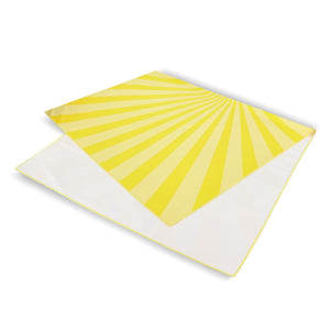 Telo mare asciugatura rapida in R-PET 100×180 cm, sublimazione - personalizzabile con logo