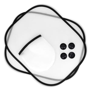 Tende parasole per finestrini auto set di 2 pz Bianco - personalizzabile con logo