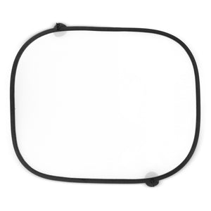 Tende parasole per finestrini auto set di 2 pz Bianco - personalizzabile con logo