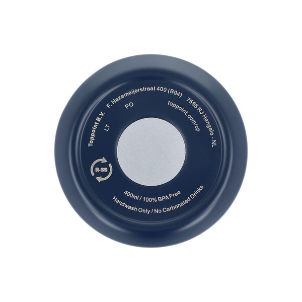Termo caffè da asporto in acciaio inossidabile riciclato 400 ml - personalizzabile con logo