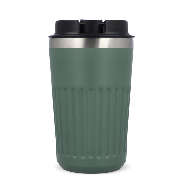Termo caffè da asporto in acciaio inossidabile riciclato 400 ml - personalizzabile con logo