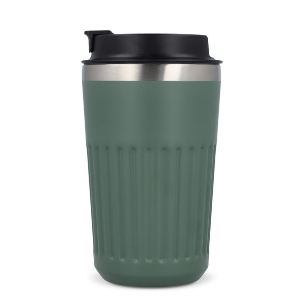 Termo caffè da asporto in acciaio inossidabile riciclato 400 ml - personalizzabile con logo