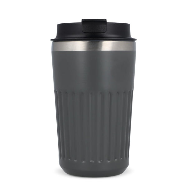 Termo caffè da asporto in acciaio inossidabile riciclato 400 ml - personalizzabile con logo