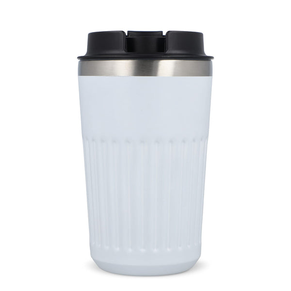 Termo caffè da asporto in acciaio inossidabile riciclato 400 ml - personalizzabile con logo