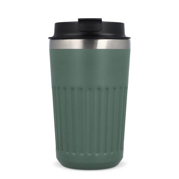 Termo caffè da asporto in acciaio inossidabile riciclato 400 ml - personalizzabile con logo