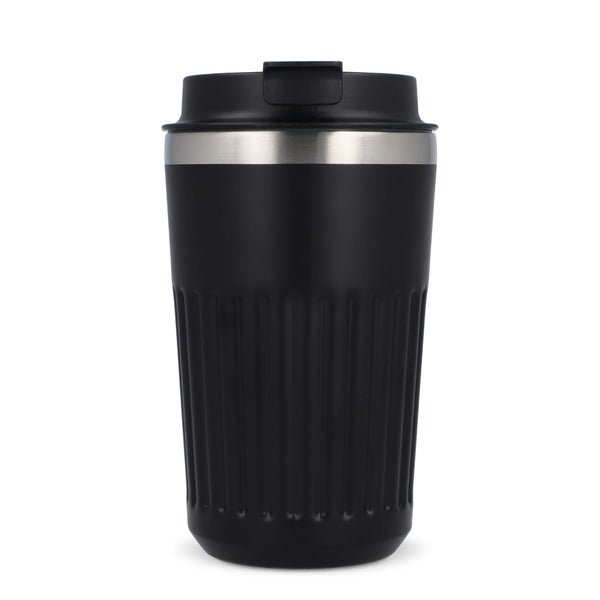 Termo caffè da asporto in acciaio inossidabile riciclato 400 ml - personalizzabile con logo