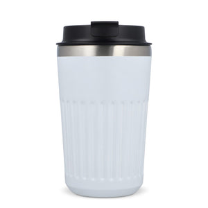 Termo caffè da asporto in acciaio inossidabile riciclato 400 ml - personalizzabile con logo