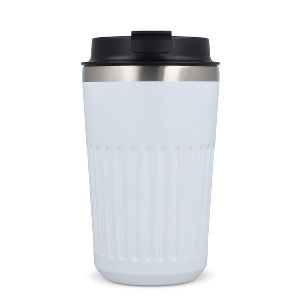 Termo caffè da asporto in acciaio inossidabile riciclato 400 ml - personalizzabile con logo