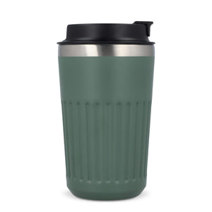 Termo caffè da asporto in acciaio inossidabile riciclato 400 ml - personalizzabile con logo