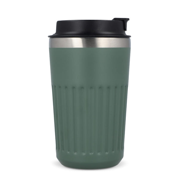 Termo caffè da asporto in acciaio inossidabile riciclato 400 ml - personalizzabile con logo
