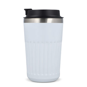 Termo caffè da asporto in acciaio inossidabile riciclato 400 ml - personalizzabile con logo