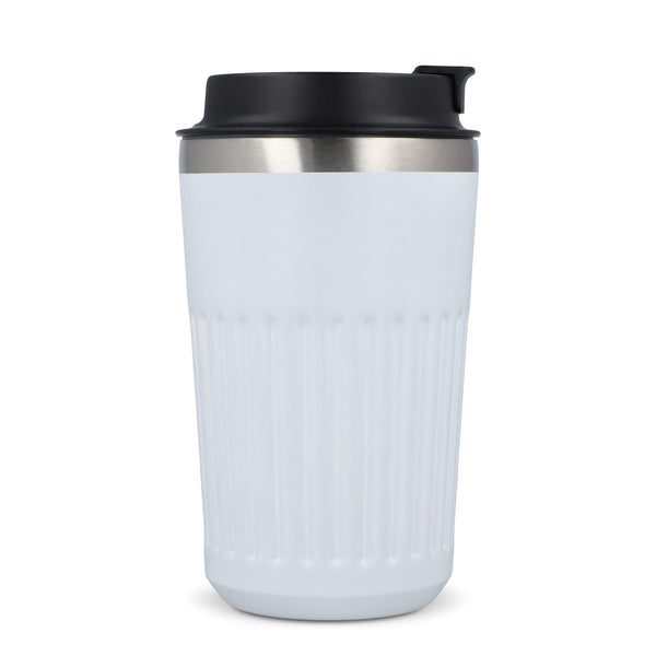 Termo caffè da asporto in acciaio inossidabile riciclato 400 ml - personalizzabile con logo