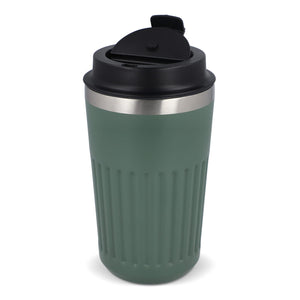 Termo caffè da asporto in acciaio inossidabile riciclato 400 ml - personalizzabile con logo