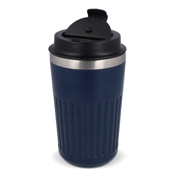 Termo caffè da asporto in acciaio inossidabile riciclato 400 ml - personalizzabile con logo